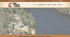 Desktop Screenshot of pineforestlodge.com